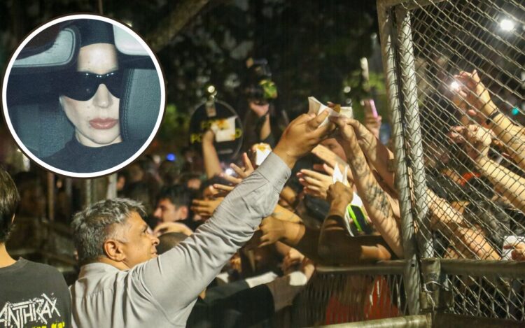 Pizza enviada por Lady Gaga